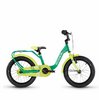 S`COOL niXe 16 Zoll 1-Gang, Rücktritt - Green/Lime